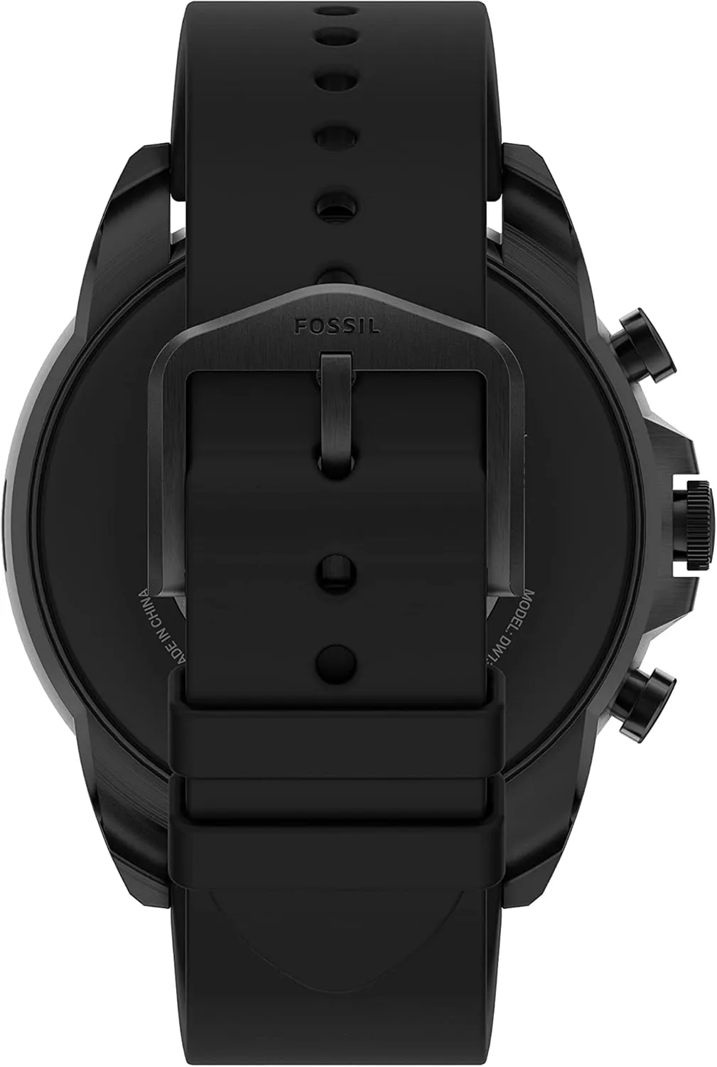 Gen 6 44mm Stainless Steel and Silicone Touchscreen Smart Watch, Color: Black (Model: FTW4061V) Fossil suffice identical electrode rectify readership digestive Men's 