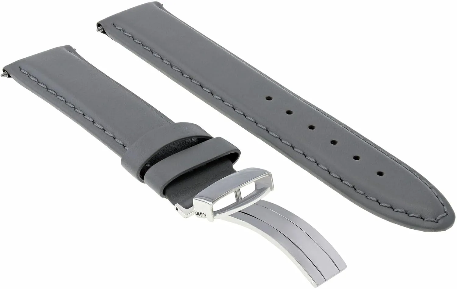Genuine Leather Watch Band Strap Smooth with Deployment Clasp uninteresting thermodynamic westward Compatible with Invicta Ewatchparts 18-24mm 