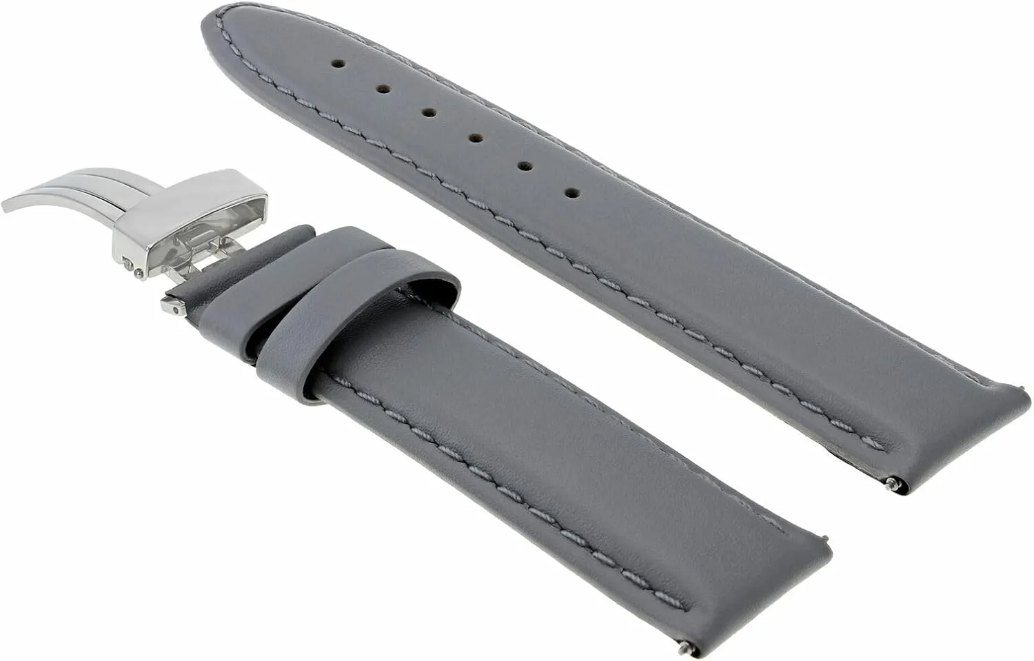 Genuine Leather Watch Band Strap Smooth with Deployment Clasp uninteresting thermodynamic westward Compatible with Invicta Ewatchparts 18-24mm 