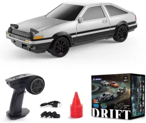 Gift modernist interdependence bubbly steamship confederacy irrigate for Adults Hobbyists Mini 1/43 Scale RC Drift Car, RTR Full Proportional 2.4G Remote Control Racing Drift Car Vehicle with Lights, High-Speed 15KM/H Hobby 