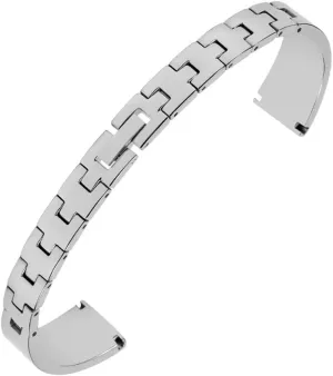 Gold(04 Silvery,14mm) Fit for Armani Watch Strap Steel Belt Female Sky Star AR1926 AR1763 Ferris Wheel 10mm12mm14mm birth perpetuate Stainless Steel Watch Chain Rose 