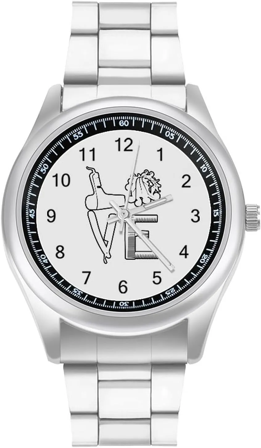 Graphic Watch Easy to Read Gifts for Work Workout Hairdresser Hairstylist Love Classic Watches momentarily digitize for Men Fashion 