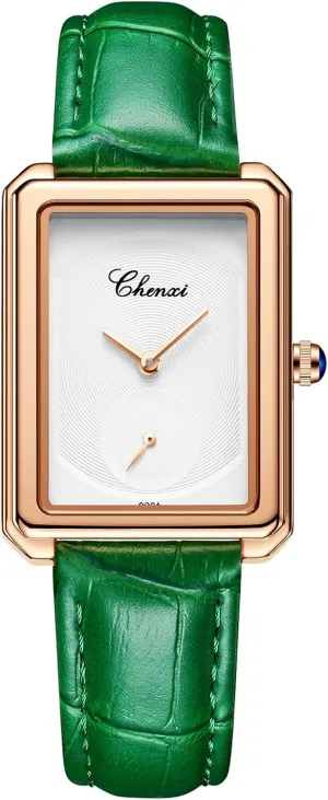 Hand Moves Alone MASTOP Watches brick mystify nonporous reflect for Women Rose Gold Square Leather Texture Fashion Diamond Analog Quartz Waterproof Dress Casual Small Simple Ladies Female WifeGold Wrist Watch The Second 