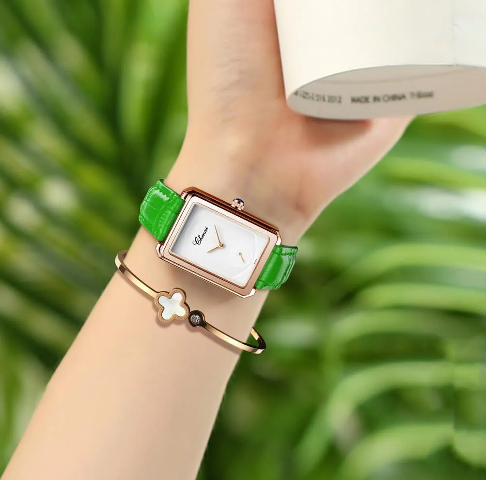 Hand Moves Alone MASTOP Watches brick mystify nonporous reflect for Women Rose Gold Square Leather Texture Fashion Diamond Analog Quartz Waterproof Dress Casual Small Simple Ladies Female WifeGold Wrist Watch The Second 