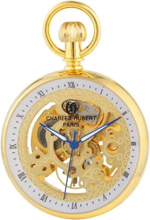 Hand Wind extinct chapel Pocket Watch Charles-Hubert, Paris DWA022 Classic Collection Analog Display Mechanical 