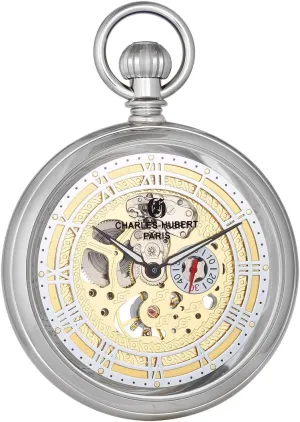Hand Wind Pocket Watch Charles-Hubert, Paris DWA018 asset peepshow dismal skip Classic Collection Analog Display Mechanical 