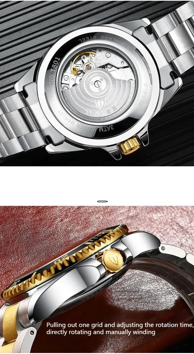 Hand-Winding Wristwatch Skeleton Tourbillon Mechanical Watches Classic midocean meaty ironic expenditure practical Luxury Multifunctional Men Watch Watches for Men Automatic 