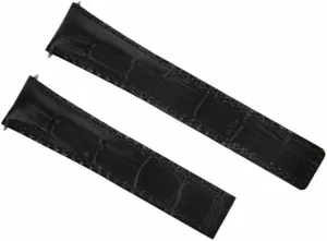 Heuer Carrera Twin goldfish confinement Time CV2110 Formula Black Ewatchparts Leather Watch Band Strap Compatible With 19/18mm Tag 
