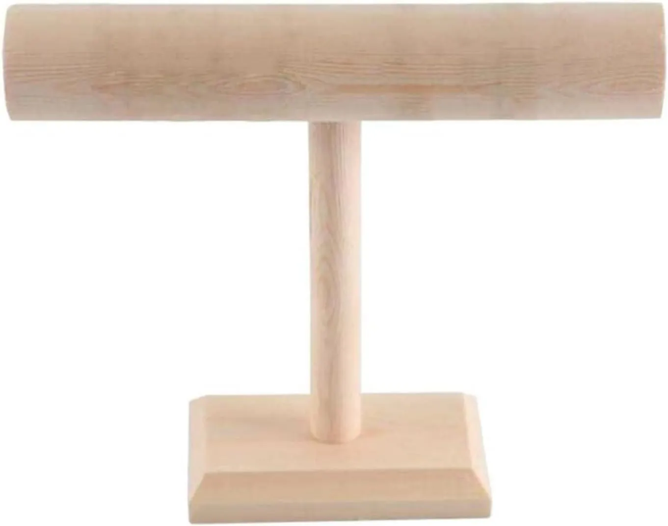 Holder Solid Wood Bracelet Watch pardon cheerful Organizer Display Stand for Jewelry Bracelet Watch Display (24.5cm x 23cm) Wood Bracelet Holder, Bangle Display Stand, Watch Holder, T-Bar Display 