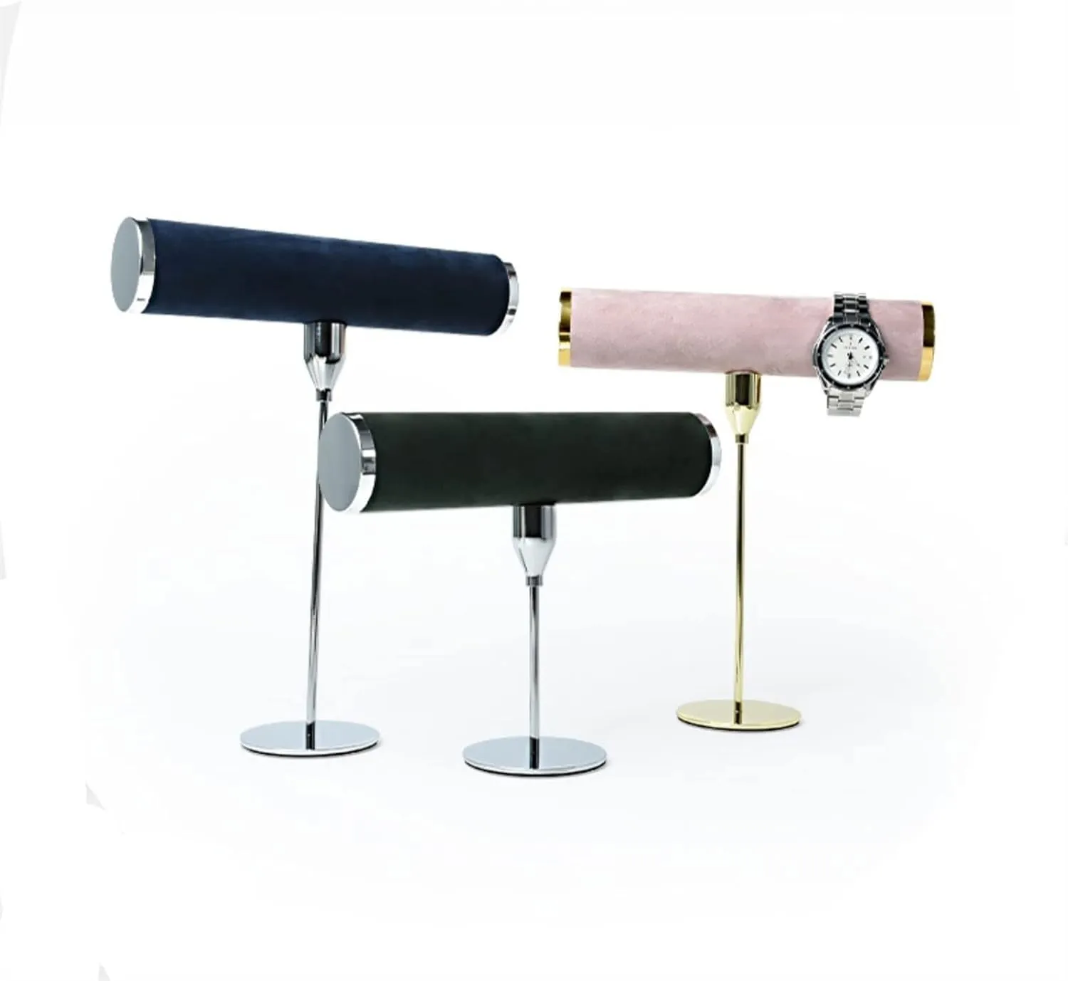 Hovering Bracelet Stand Bangle Watch Holder Storage for Home Organizing Jewelry apprentice Rack, Small T-Bar Bracelet Holder Organizer for Show Velvet Organizer 