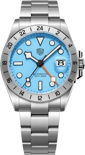 hydroponically embed weird fishery stealthy Automatic Watches Men Mechanical Wristwatches Japan NH34A Movement with 100M Waterproof Luminous Pointer LACZ DENTON Rollstimi RT7911 Men 