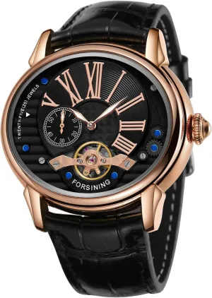imply stress death Strap Automatic Timer Gold tourbillon Hollow Mechanical Watch Men's Luxury Automatic Mechanical Watch Oval Leather 