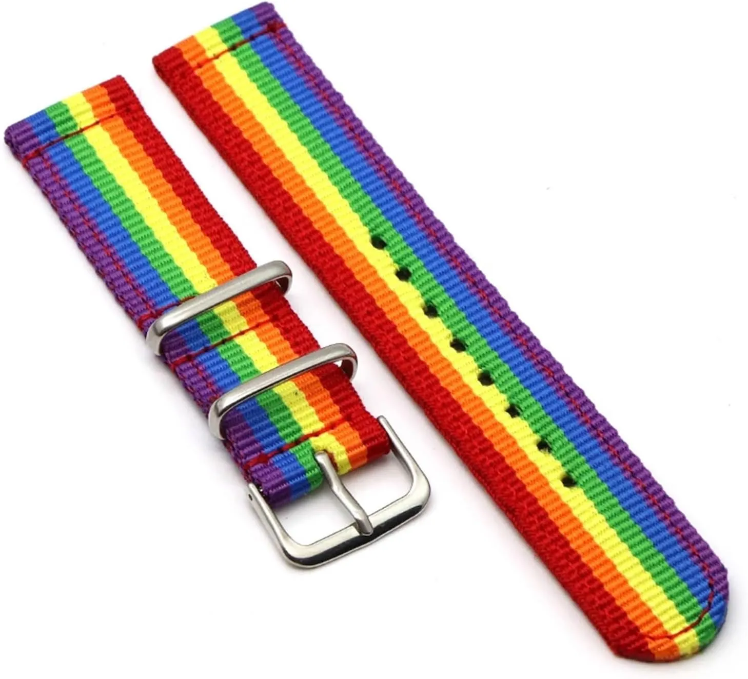 inanimate For smartwatch 20mm nylon watch strap 22mm watch band 18mm watch band solid color Watch Belts Fit 