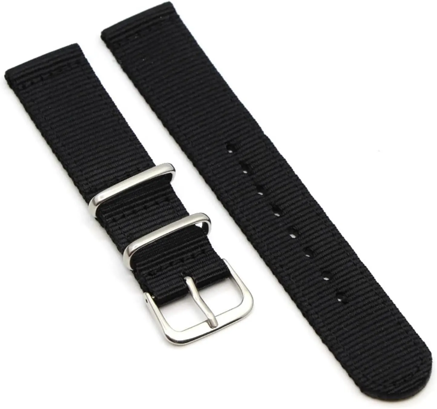 inanimate For smartwatch 20mm nylon watch strap 22mm watch band 18mm watch band solid color Watch Belts Fit 