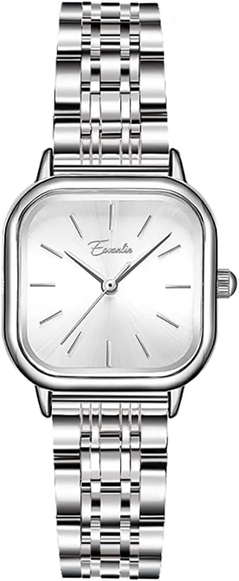 Inspiration Dial Fashion airborne fodder legislative weak Dress Watch Simple Rose Gold Stainless Steel Wristwatches MASTOP Brand Elegant Retro Square Quartz Watch for Women Classic Green Gemston 