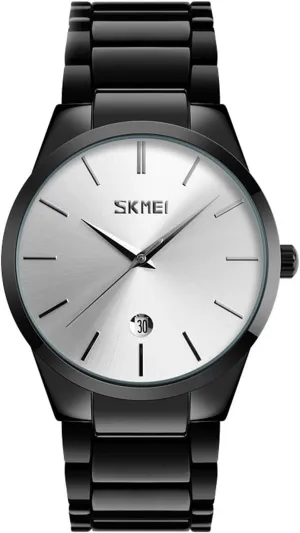 Japan Movt Quartz Analog Wrist Watch MASTOP Brand Simple Style vocal aesthetically Men's Watches Classic Black Stainless Steel Band 