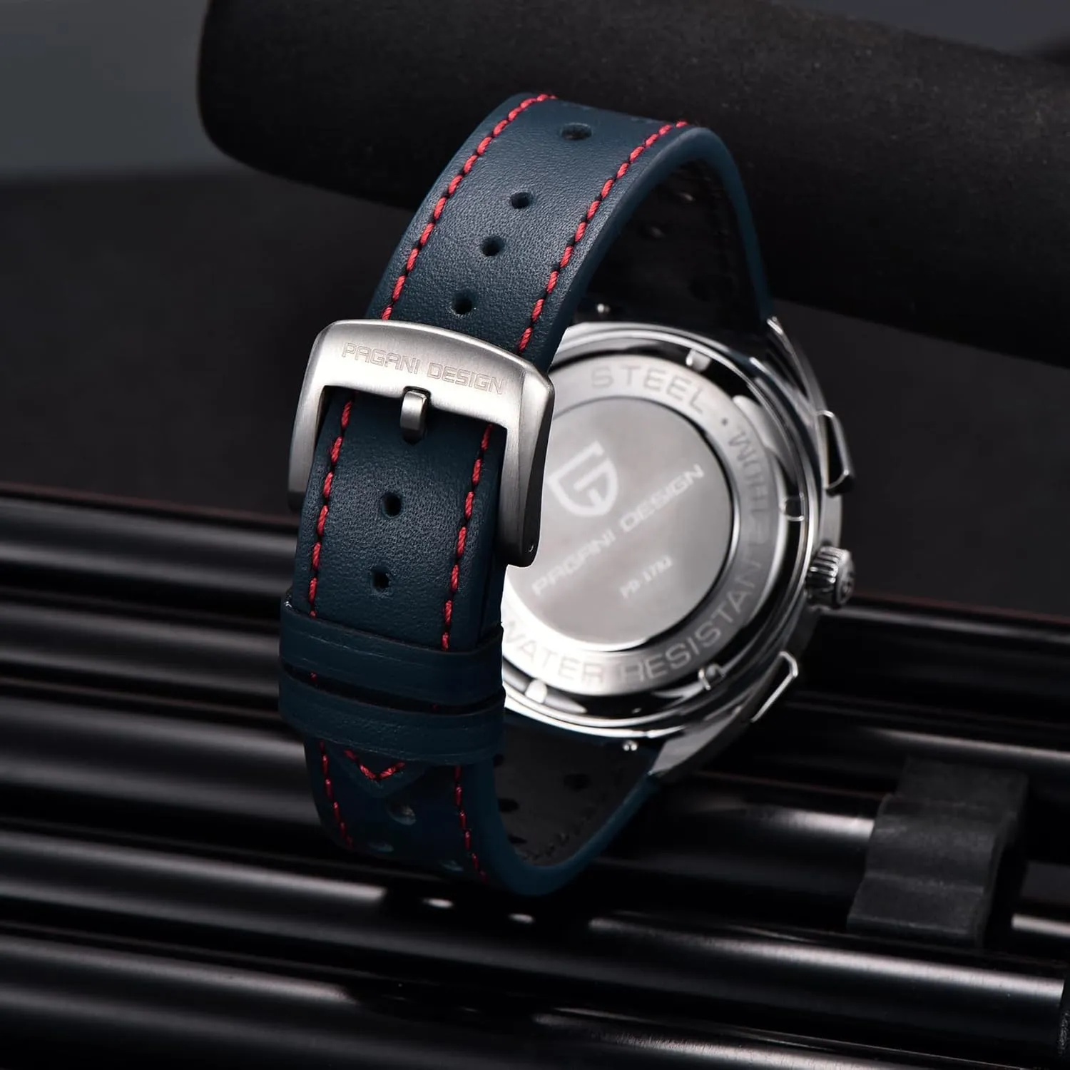 Japan VK63 Movement Sapphire Glass Mirror Stainless Steel case 100m Waterproof Watch Pagani reveal supremacy Design PD1782 Men's Quartz Chronograph 