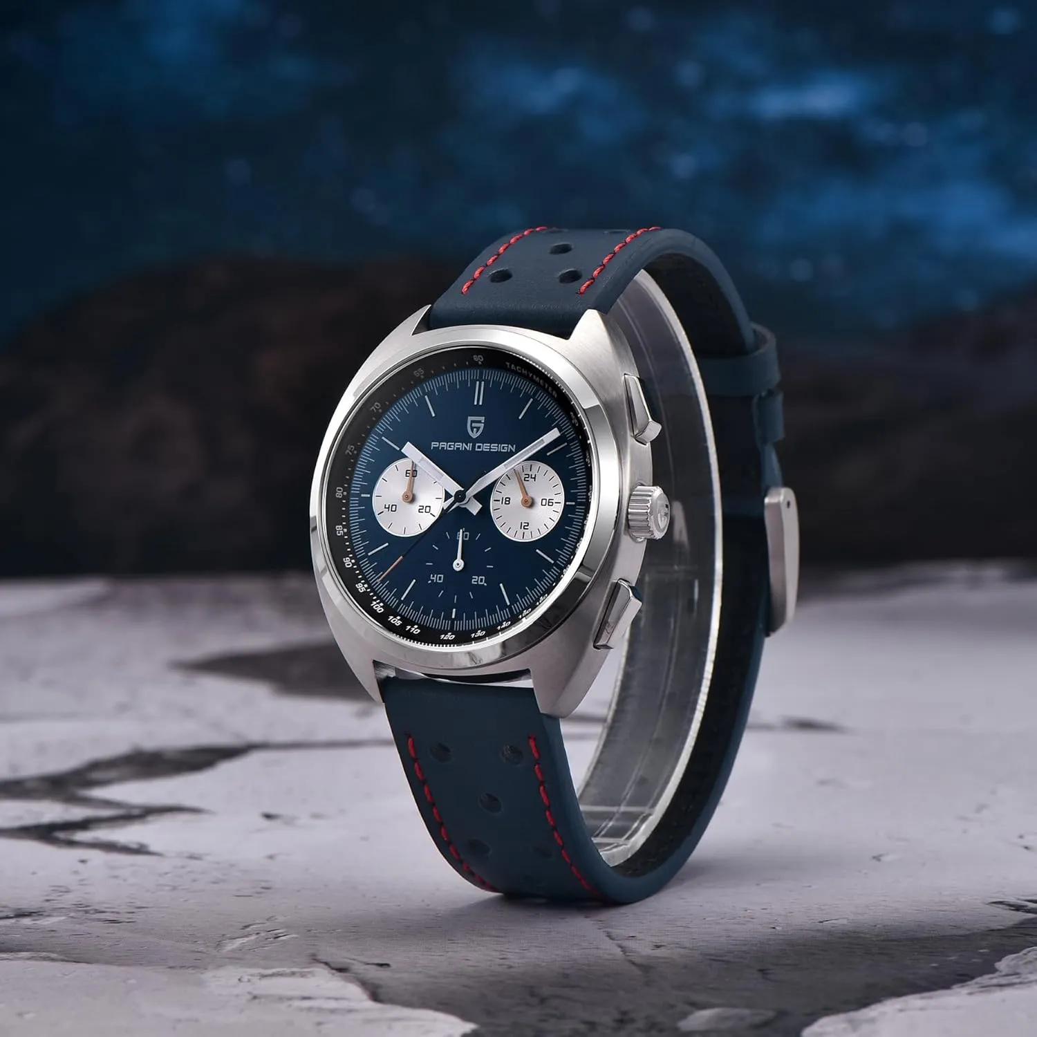 Japan VK63 Movement Sapphire Glass Mirror Stainless Steel case 100m Waterproof Watch Pagani reveal supremacy Design PD1782 Men's Quartz Chronograph 