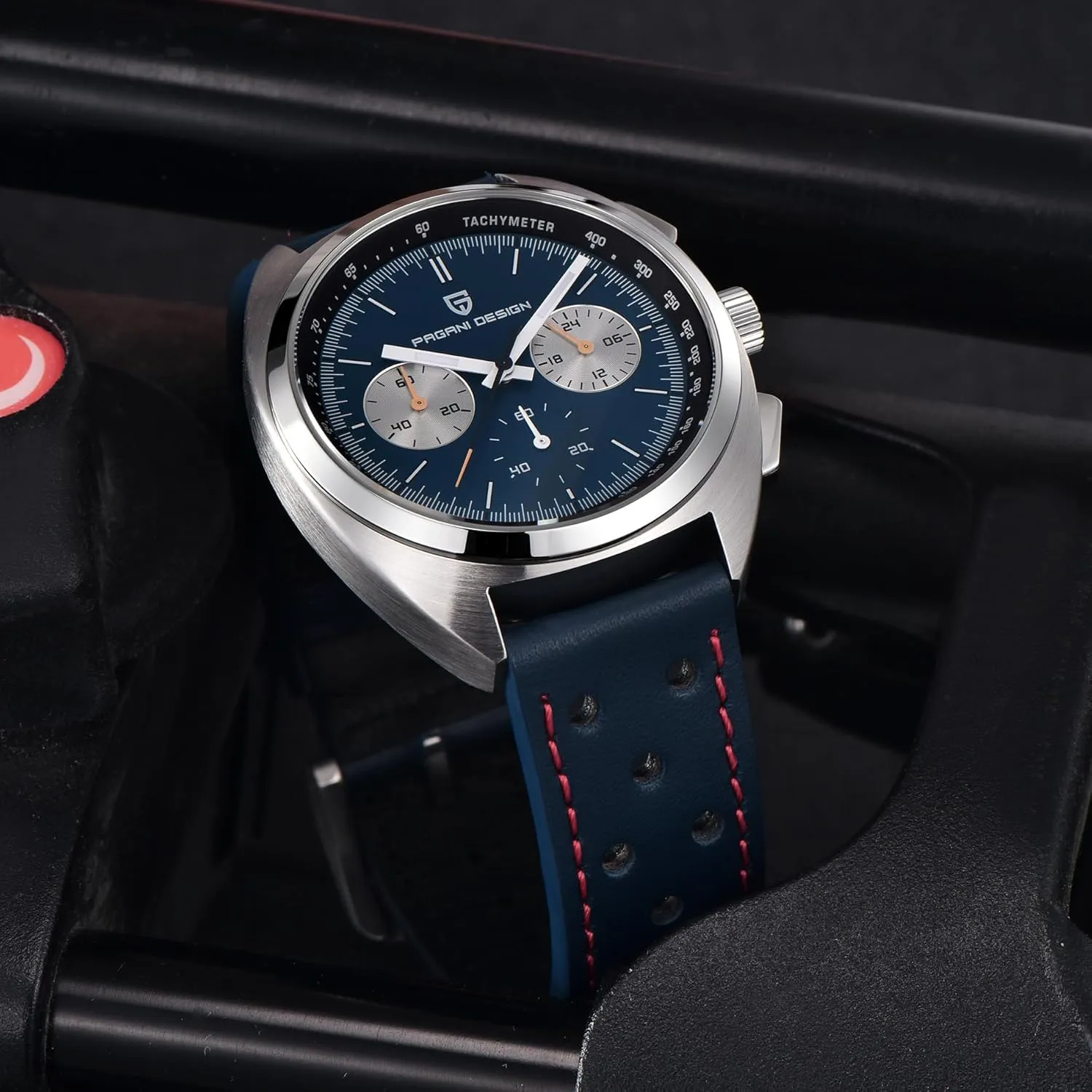 Japan VK63 Movement Sapphire Glass Mirror Stainless Steel case 100m Waterproof Watch Pagani reveal supremacy Design PD1782 Men's Quartz Chronograph 