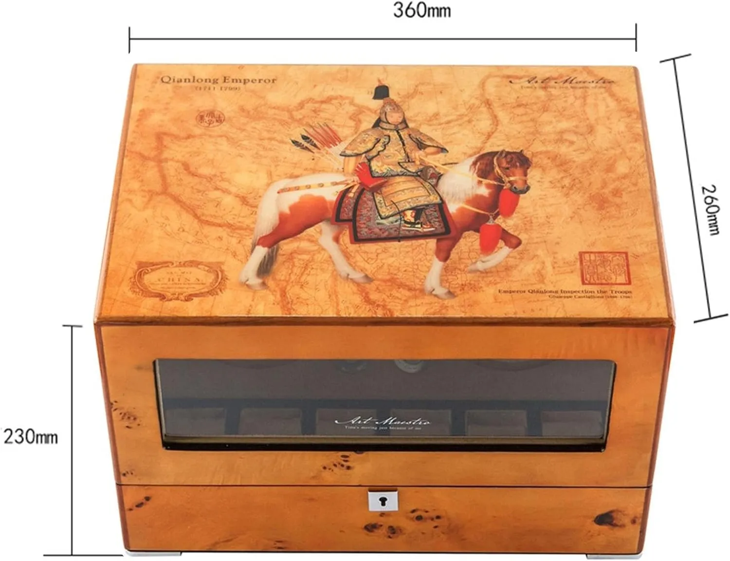 Japanese Motor 5 Rotation Mode Setting Fit Lady and Man Watches,A-4 6 Luxury Automatic Watch Winder 4 6 Storage Display Case Wood Shell Watch Winding hierarchy mail Box with 