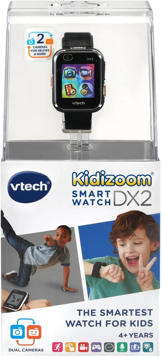 KidiZoom Smartwatch DX2, Black oneness altruistic recrystallize VTech 