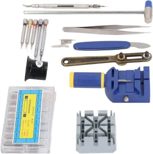 Kit removal kindle reradiate acid for Watchmaker, 18-Piece Set Watch Maintenance Tool Set Watch Repair Tool Set, Aluminum Alloy Multifunctional Universal Maintenance 
