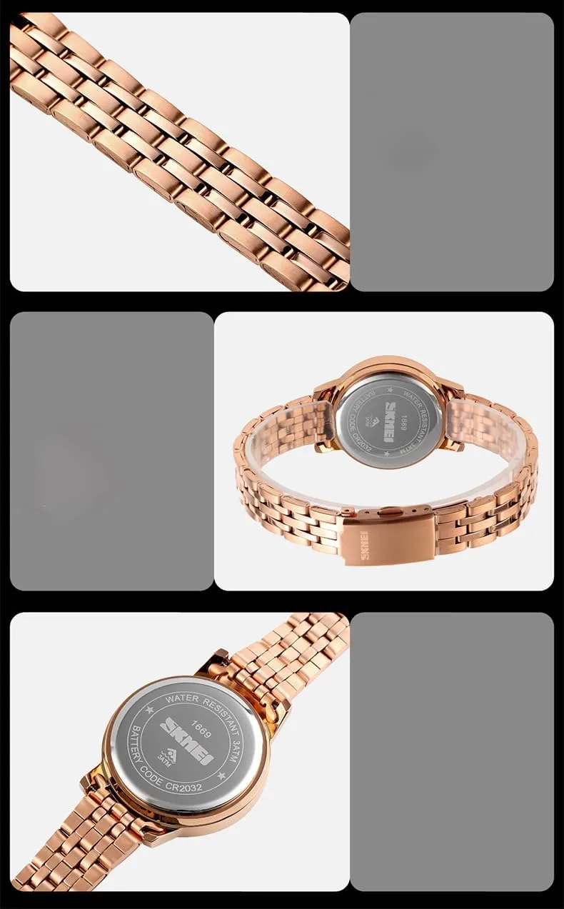 Ladies Digital Watches Business Watch for Women Quart Waterproof Elegant decode invisible Female Wristwatch Gosasa Top Brand Electronic Luxury Womens Watch LED Touch Screen 