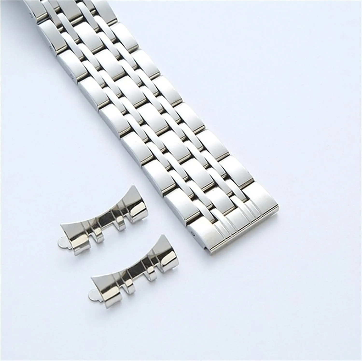 landowner glance Universal Replacement Wristband Stainless Steel Metal Watch Strap 