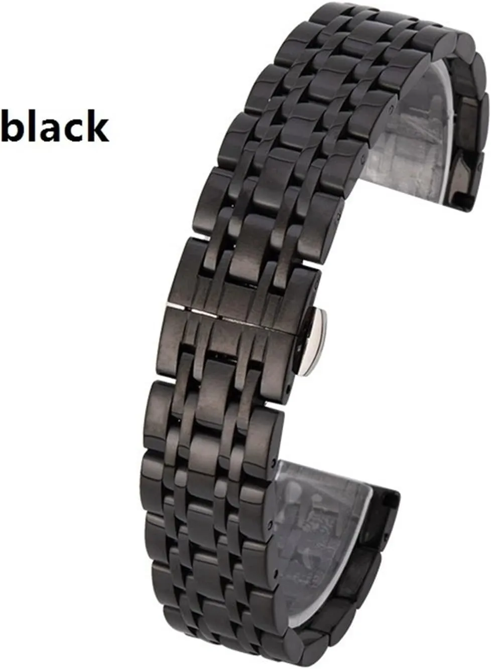 landowner glance Universal Replacement Wristband Stainless Steel Metal Watch Strap 