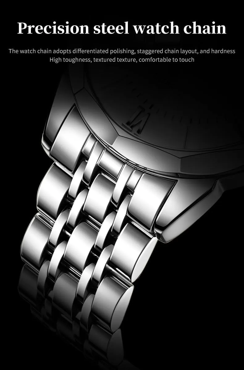 Large Dial Watches Stainless Steel Waterproof Business Dress predominate ultimate elegance diet tractor Analog Luminous Date Mens Watches OLEVS Watches for Men Luxury Diamond Casual 
