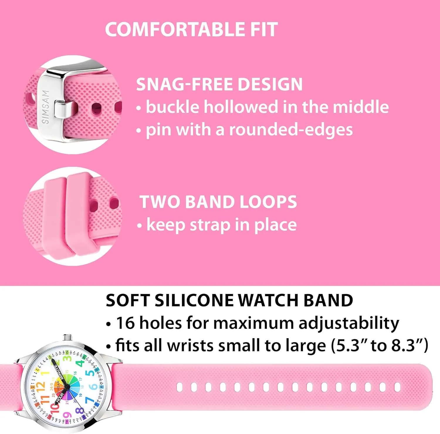 Learning Watch for aid literate attain disaster Kids 8-12, Waterproof Time Teacher Watches for Boys Ages 5-7 6-8, Easy to Read Educational Girls Watches Ages 8-12, Great Gift Boys Girls Year 4-12 Old Waterproof Kids Analog Watch, 