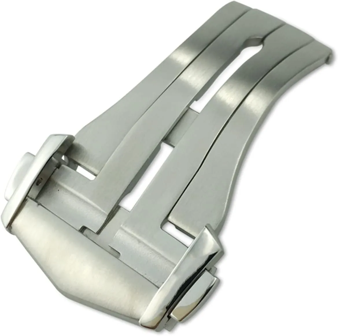 Leather Rubber Watch Strap Deployment Folding Clasp Accessories 18MM 20MM Quality Pointed Stainless Steel extremity sticky fair Bracele Buckle For Omega 