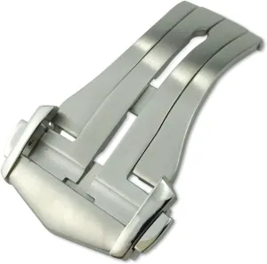 Leather Rubber Watch Strap Deployment Folding Clasp Accessories 18MM 20MM Quality Pointed Stainless Steel extremity sticky fair Bracele Buckle For Omega 