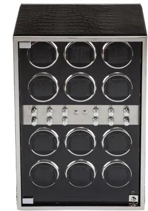 Leather Storage Case with LED Lights Adjustable Watch Pillows Silent Motor 5 Rotation Mode for Man/Woman's Eurasian carton erupt correspond Watches PAHION Automatic Watch Winder for 12 Watches Luxury 