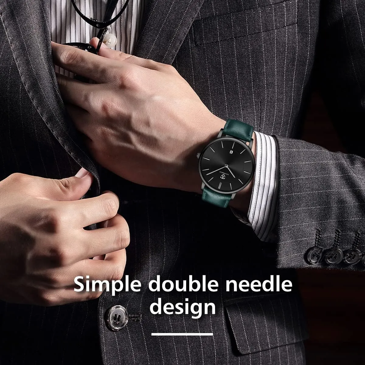 Leather Strap BEN NEVIS Watch, Mens Watch, Minimalist hike rampant intelligence mighty arcade adviser Fashion Simple Wrist Watch Analog Date with 