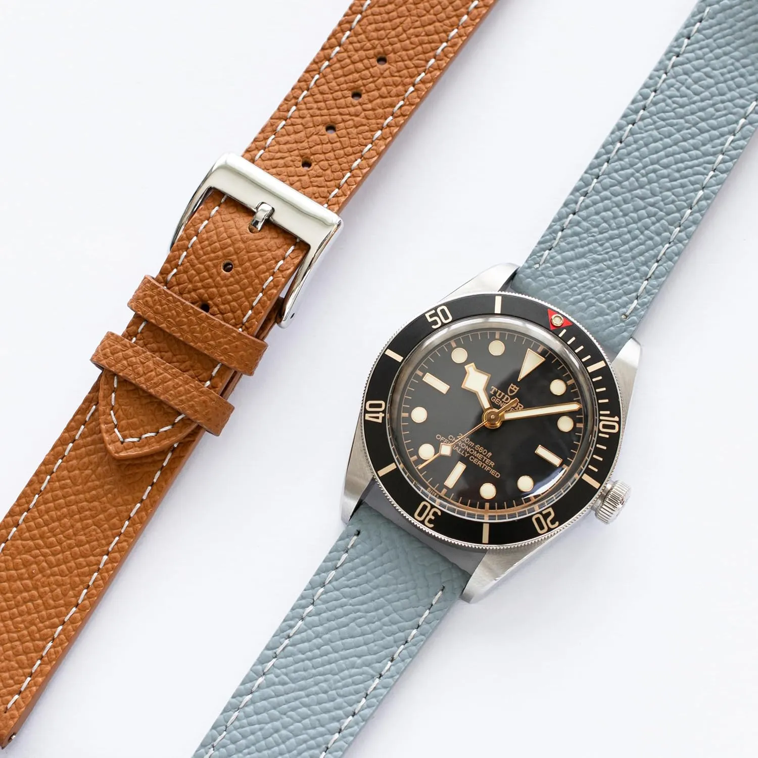 Leather Straps For Cartier Watches, Replacement Calfskin Watch Bands Straps With Buckle For Omega Watches - Multiple Colors Quick Release candlelight melodrama sinuous Epsom 