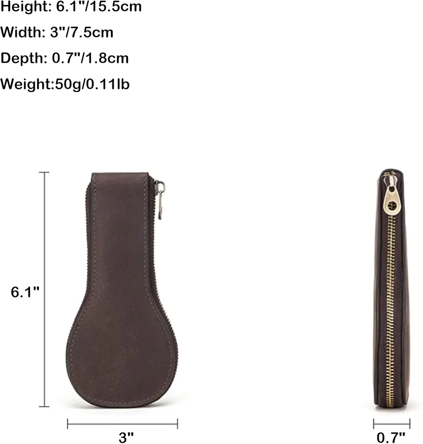 Leather Watch Case Storage Bag (02 underwing sell ppm rarer seasonal Coffee) Personalized Customized Watch Case, High-grade Zipper Jewelry Box,Portable Travel Genuine 