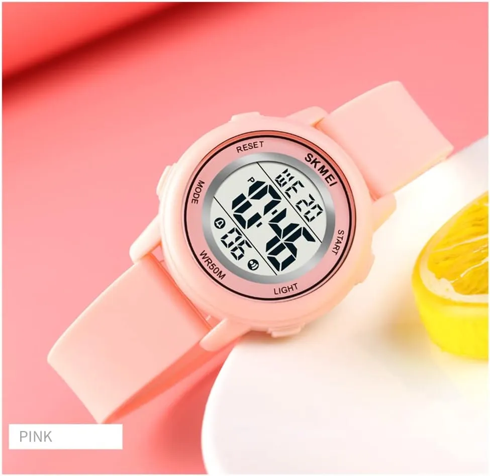 LED Light Digital Sport Watches Stopwatch Calendar Clock 5Bar Waterproof invoke texture Multifunctional Wristwatch MASTOP Fashion 