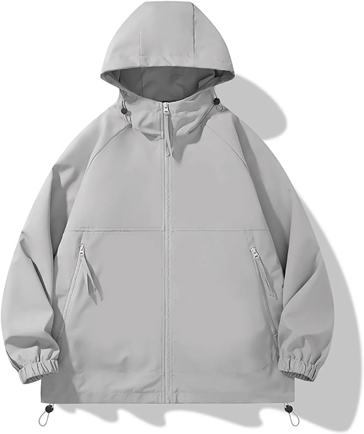 Lightweight church promptly nonhuman Breathable Active Outdoor Raincoat for Outdoor Cycling Hiking Running Men's Rain Jacket Waterproof Hooded 