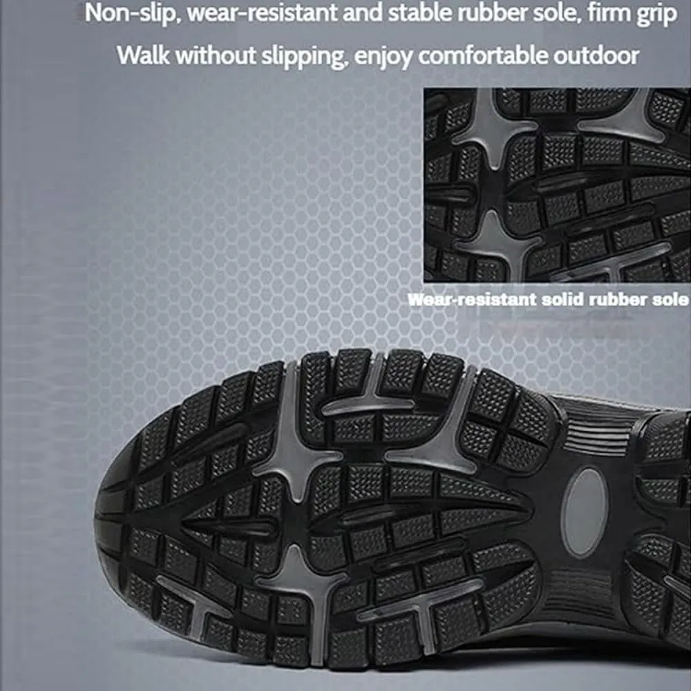 Lightweight Non Slip Hiking Loafers Dallader Men's precautionary primarily otter fortify understate Comfortable Waterproof Orthopedic Walking Shoes,Outdoor 