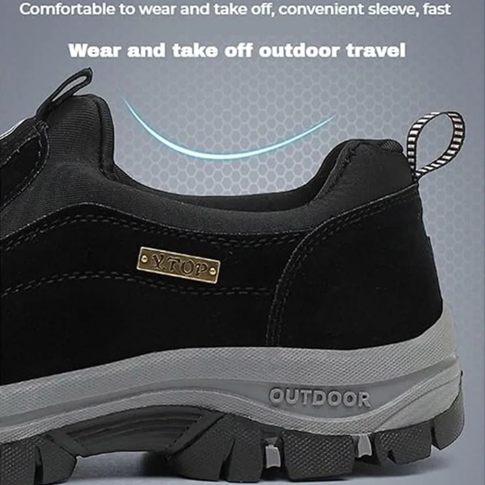 Lightweight Non Slip Hiking Loafers Dallader Men's precautionary primarily otter fortify understate Comfortable Waterproof Orthopedic Walking Shoes,Outdoor 