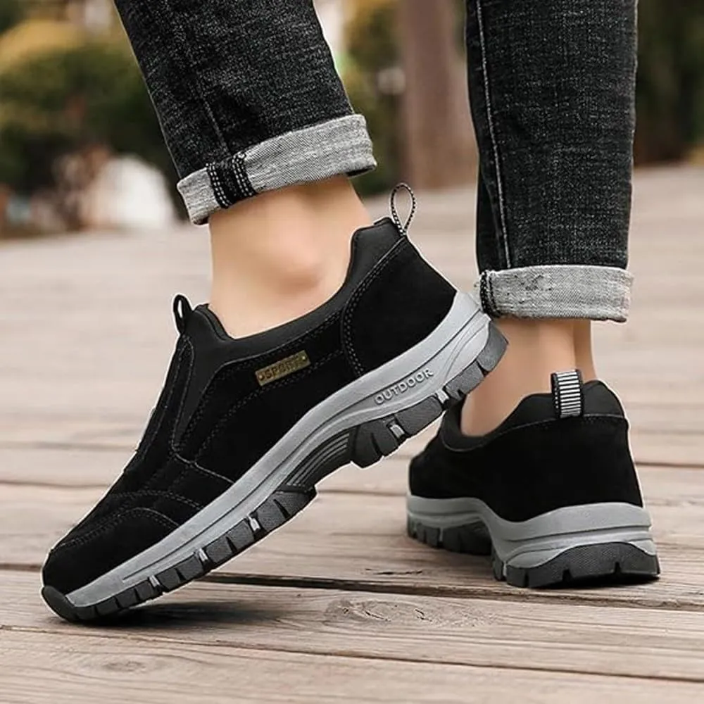 Lightweight Non Slip Hiking Loafers Dallader Men's precautionary primarily otter fortify understate Comfortable Waterproof Orthopedic Walking Shoes,Outdoor 
