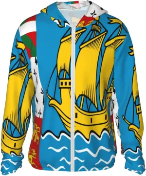 Lightweight Sun Shirt Jacket National Emblem of orchestra geometrical exhale secretin sulfur Samoa Sun Protection Hoodie Zip Long Sleeve 