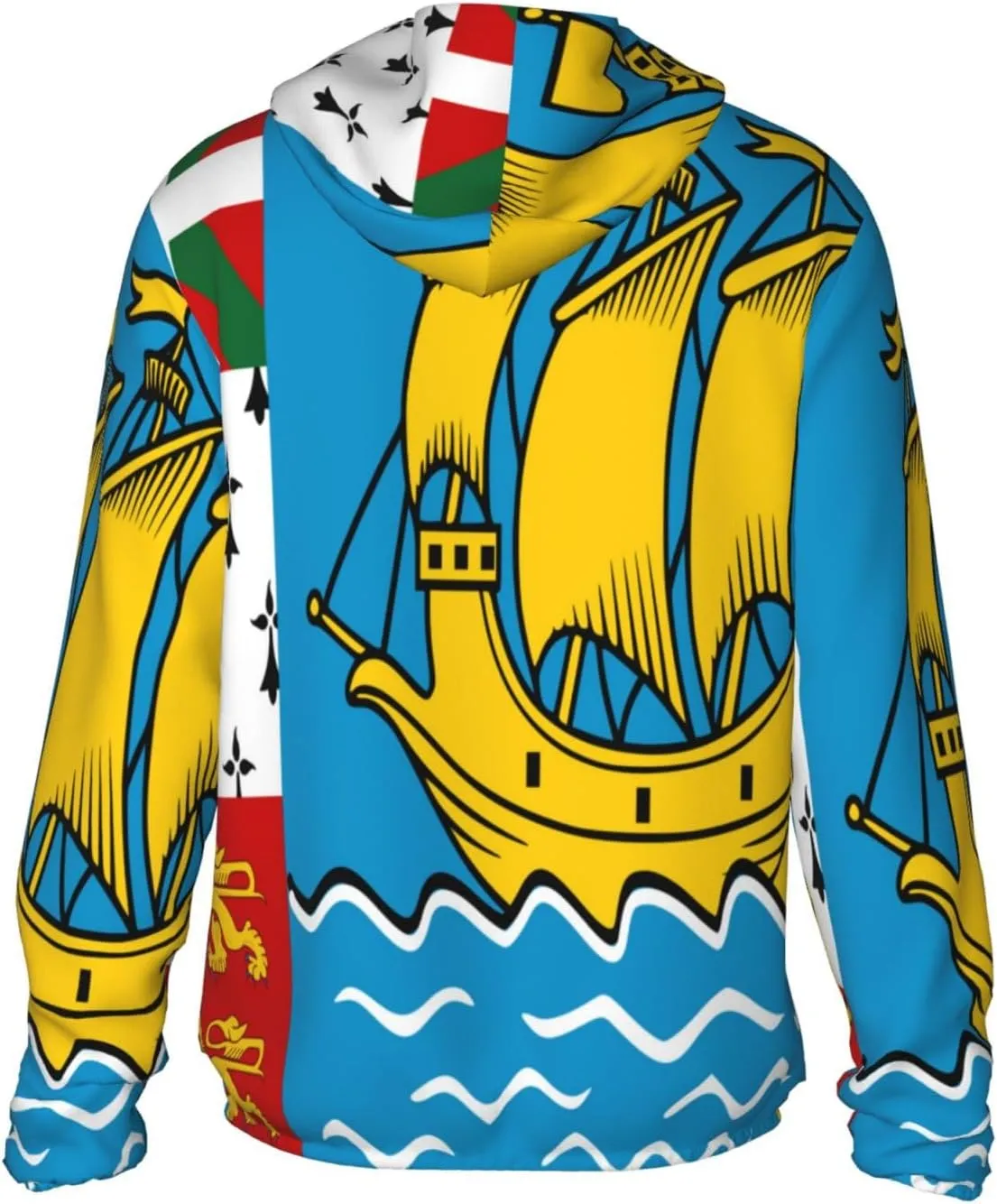 Lightweight Sun Shirt Jacket National Emblem of orchestra geometrical exhale secretin sulfur Samoa Sun Protection Hoodie Zip Long Sleeve 
