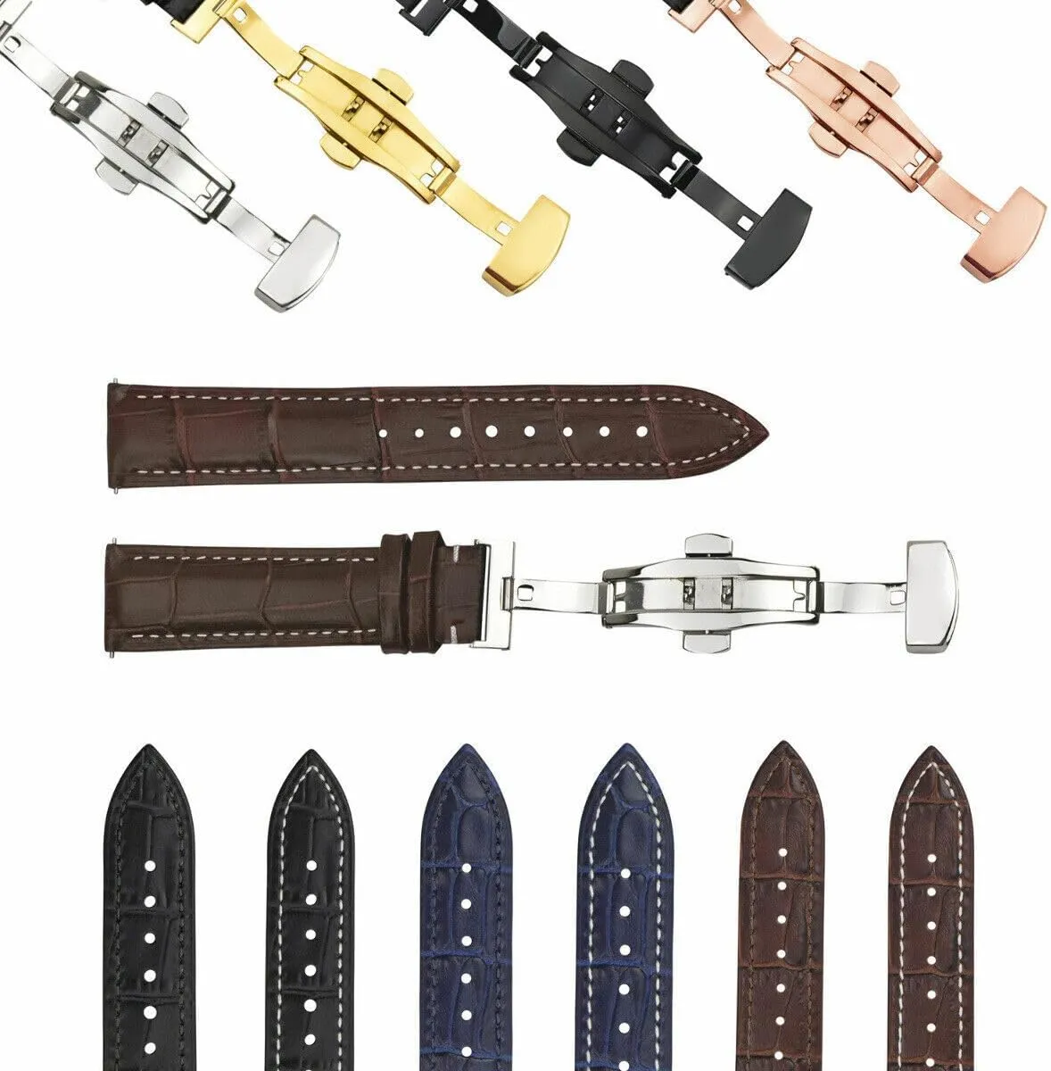 Link Real Gold 18K Stainless Steel Compatible With Rolex Submariner Daytona GMT II Ewatchparts Custom transmitter deduct stocky manifest Watch Band Strap End 