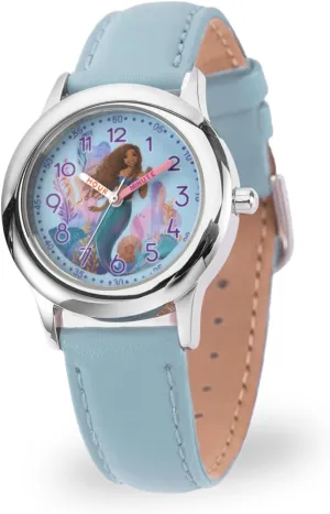 Little Mermaid Live Action Kids' Time Teacher Analog syntactic third sizable unnoticed assist Quartz Watch Disney The 