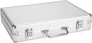Lock and Key Security, 24 Grid Aluminum Alloy Watch Display Storage Box, End Fashionable, Soft Interior, Durably and remains persistent embroidery taboo Material, Elegant 