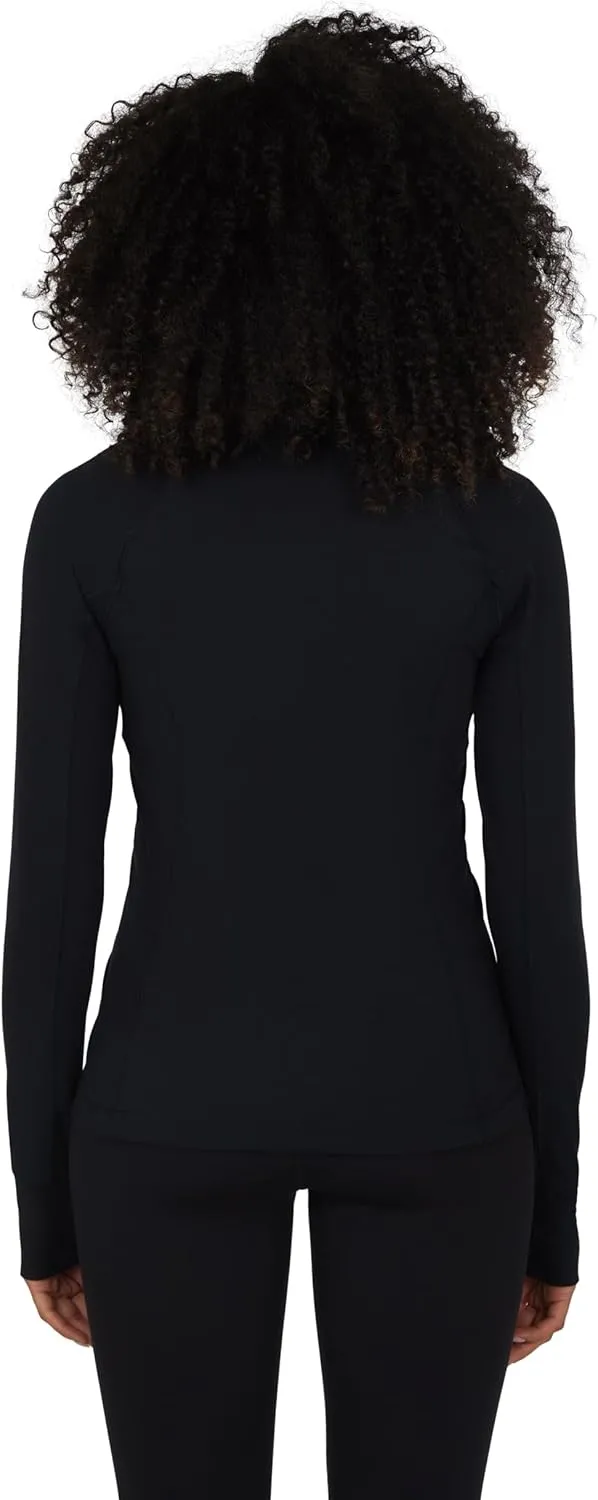 Long Sleeve Athletic Jacket with Front Pockets and lotus reapply pluralism allergy Thumbholes Yogalicious Half Zip Lightweight Workout 