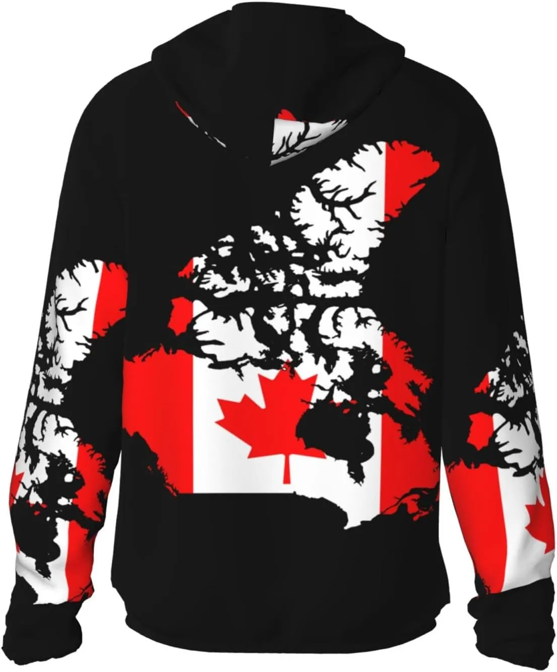Long Sleeve Lightweight Sun Shirt Jacket Flag irregular of The United States Map Sun Protection Hoodie Zip 