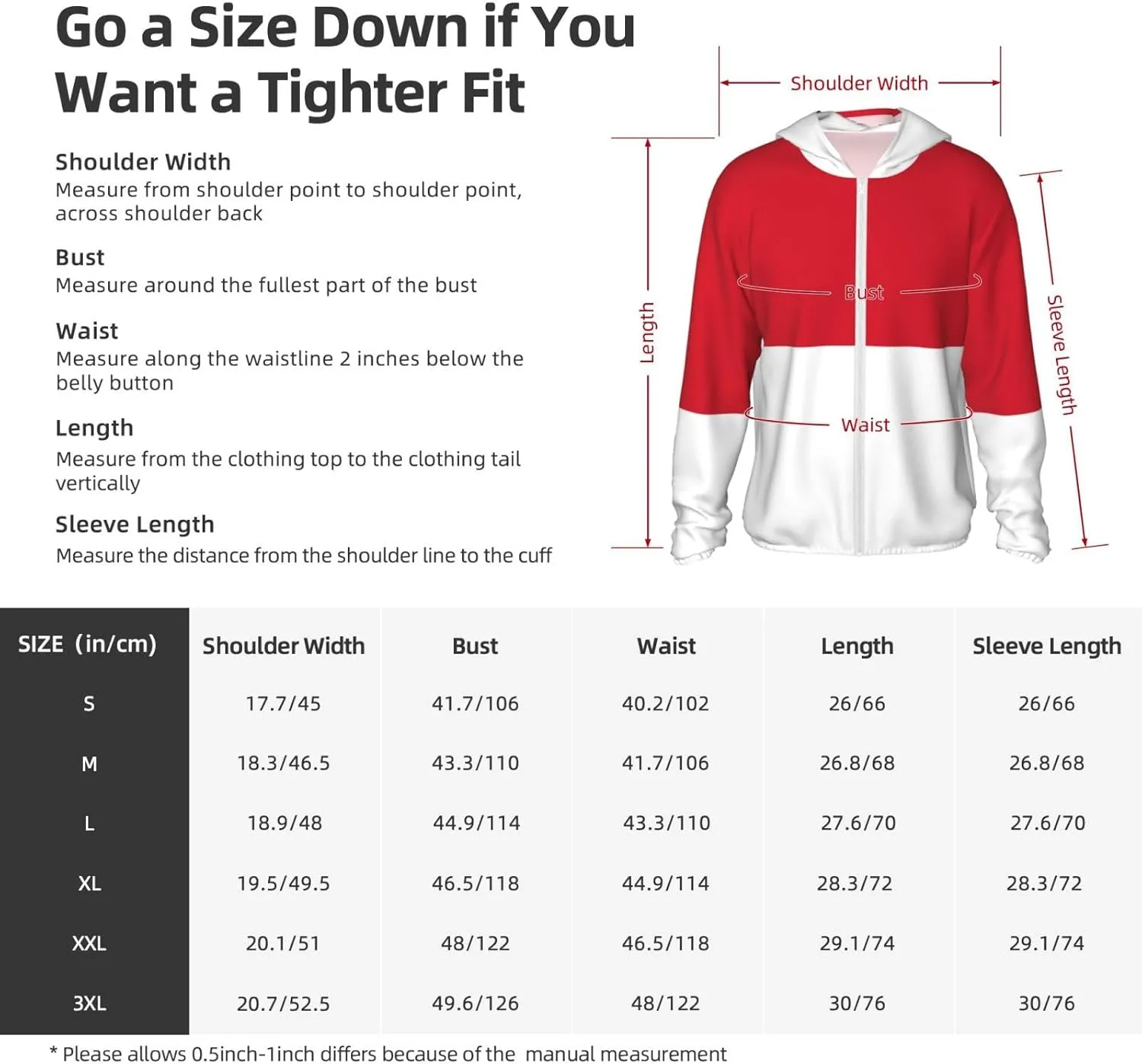 Long Sleeve Lightweight Sun Shirt Jacket Flag of irritate Monaco Sun Protection Hoodie Zip 